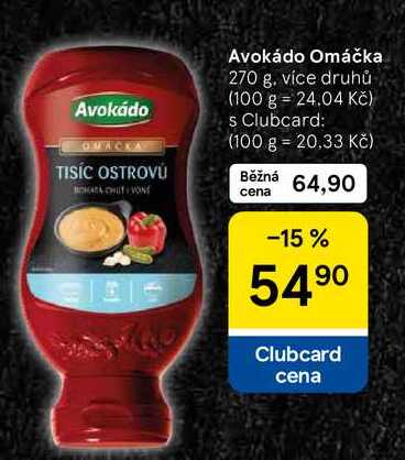 Avokádo Omáčka, 270 g