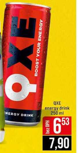QXE energy drink 250 ml 