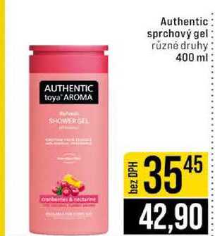 Authentic sprchový gel různé druhy 400 ml