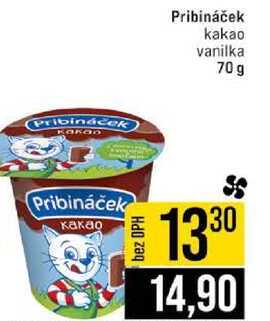 Pribináček kakao vanilka 70 g