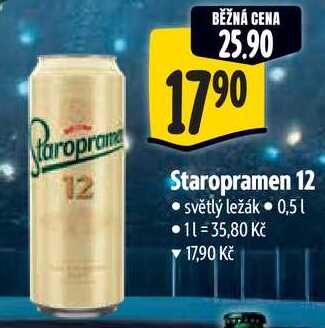Staropramen 12, 0,5 l