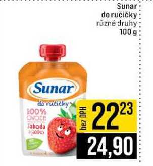 Sunar do ručičky různé druhy 100 g