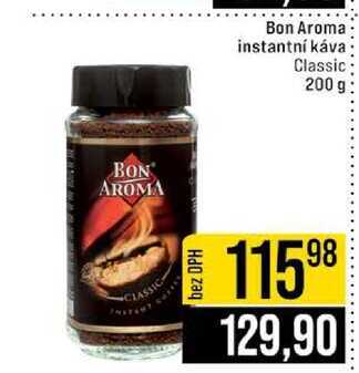 Bon Aroma instantní káva Classic 200 g 