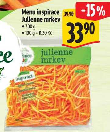 Menu inspirace Julienne mrkev, 300 g 