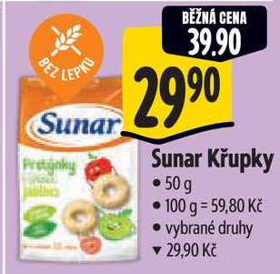 Sunar Křupky, 50 g