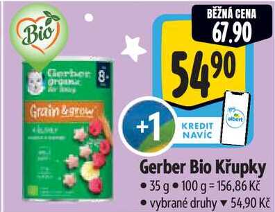 Gerber Bio Křupky, 35 g