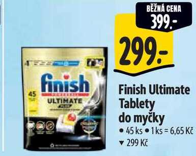 Finish Ultimate Tablety do myčky, 45 ks