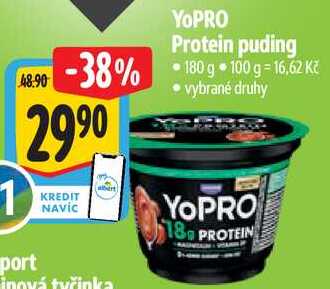 YOPRO Protein puding, 180 g  