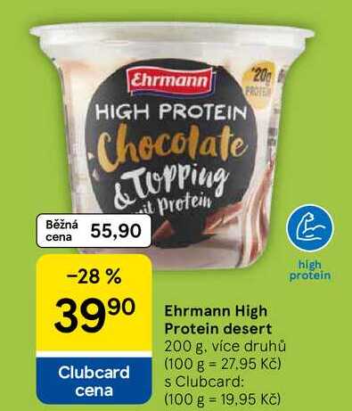 Ehrmann High Protein desert, 200 g, více druhů 