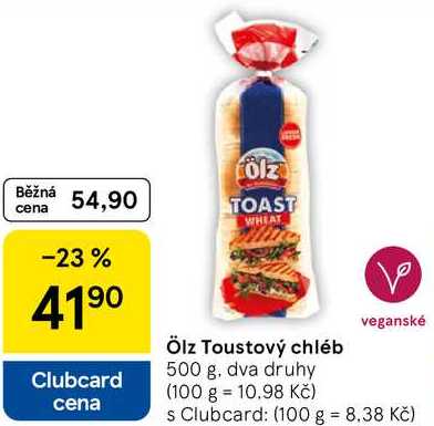 Ölz Toustový chléb, 500 g 