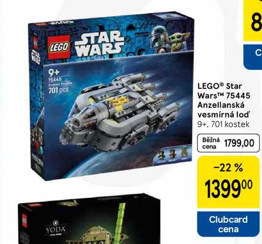 LEGO® Star Wars™ 75445 Anzellanská vesmírná loď 9+, 701 kostek 