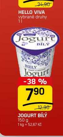 JOGURT BÍLÝ 150 g 