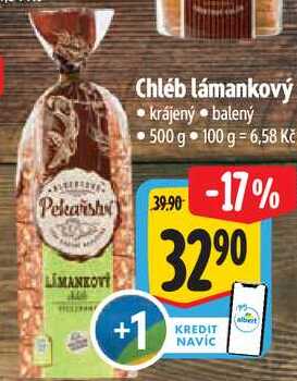 Chléb lámankový, 500 g