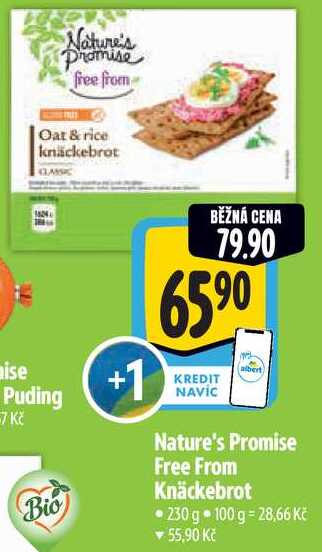 Nature's Promise Free From Knäckebrot, 230 g 