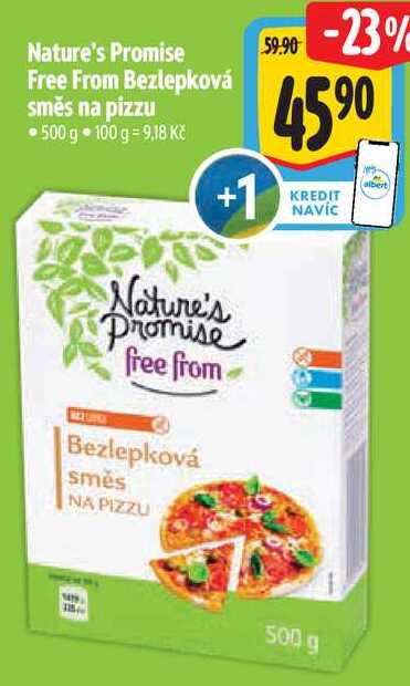Nature's Promise Free From Bezlepková směs na pizzu, 500 g