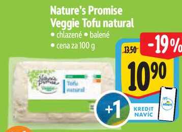 Nature's Promise Veggie Tofu natural, 100 g
