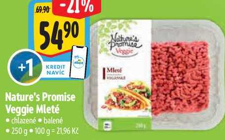 Nature's Promise Veggie Mleté, 250 g  