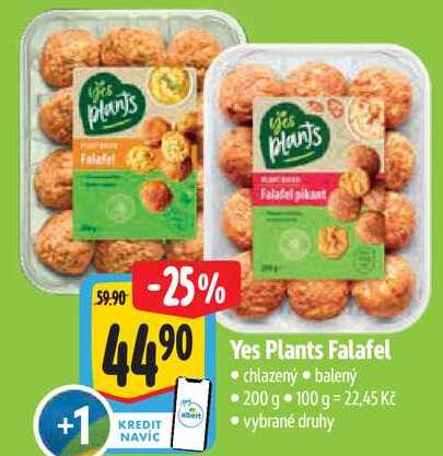 Yes Plants Falafel, 200 g
