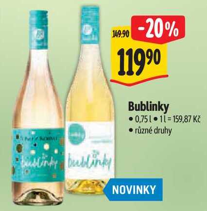 Bublinky, 0,75 l