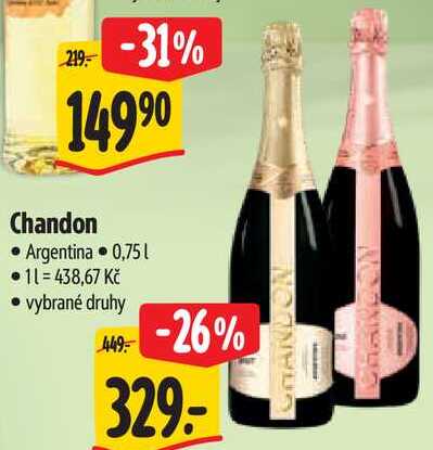 Chandon, 0,75 l