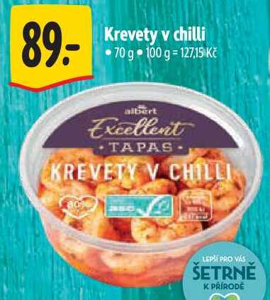 Krevety v chilli, 70 g 