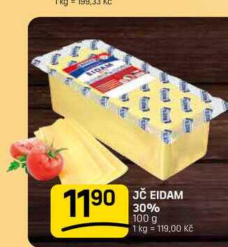 JČ EIDAM 30% 100 g 