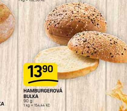 HAMBURGEROVÁ BULKA 90 g 