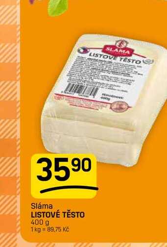 LISTOVÉ TĚSTO 400 g 