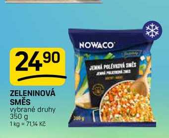 ZELENINOVÁ SMĚS vybrané druhy 350 g 