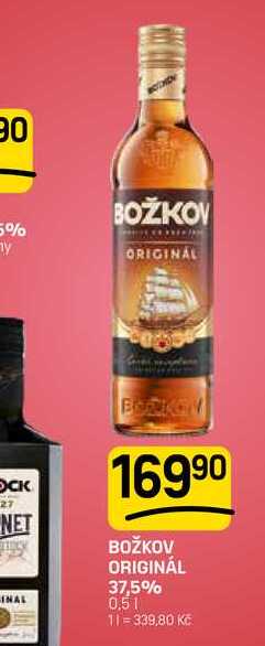 BOŽKOV ORIGINÁL 37,5% 0.5l
