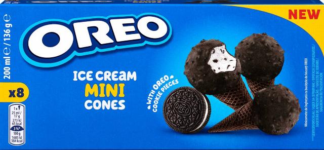 Oreo Zmrzlina Mini Cones