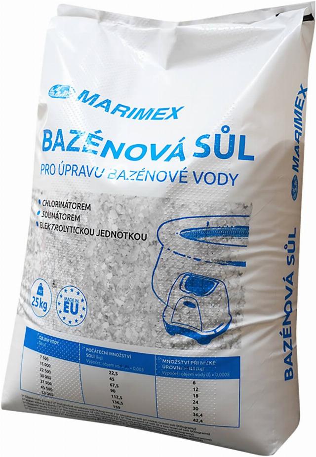 Bazénová sůl hmotnost: 25 kg