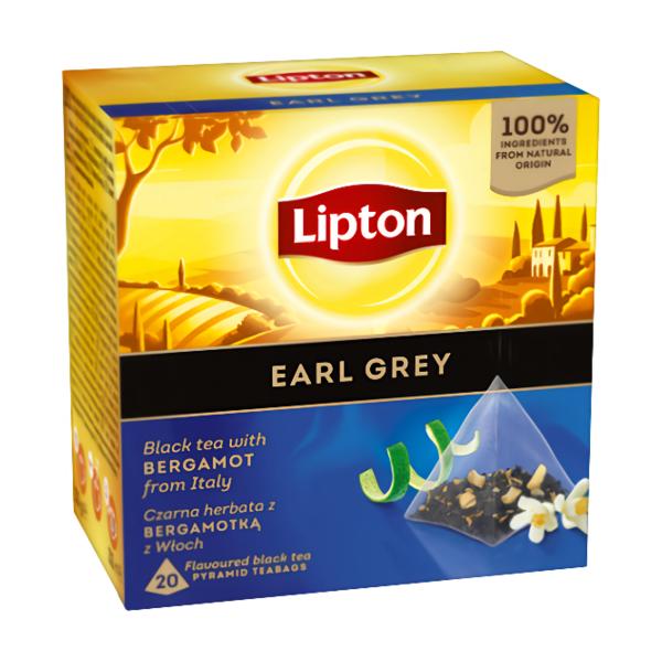 Lipton Earl Grey Pyramid 20 sáčků x1,6g