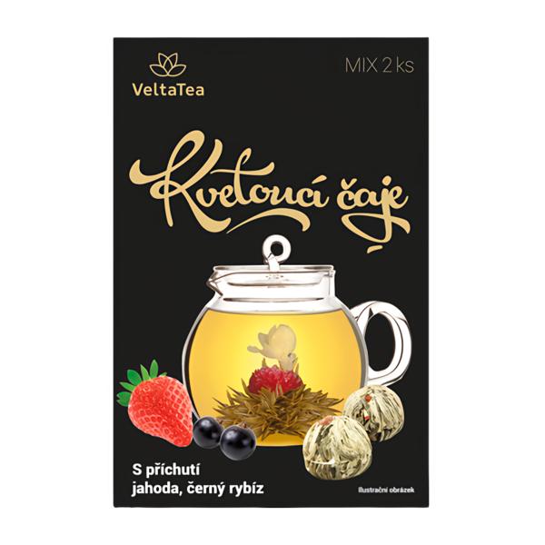 Velta Tea Kvetoucí čaj jahoda a černý rybíz 2x 6 g