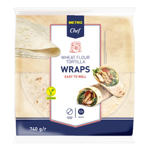 Metro Chef Tortilla 25 cm, 12 x 61,7 g