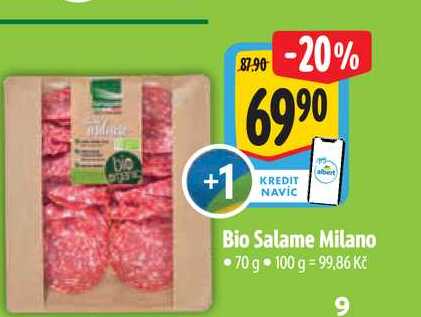  Bio Salame Milano 70 g  