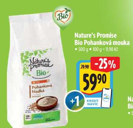  Nature's Promise Bio Pohanková mouka 500 g  