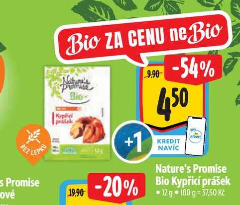 Nature's Promise Bio Kypřicí prášek 12 g