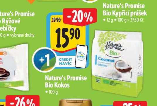  Nature's Promise Bio Kokos 100 g