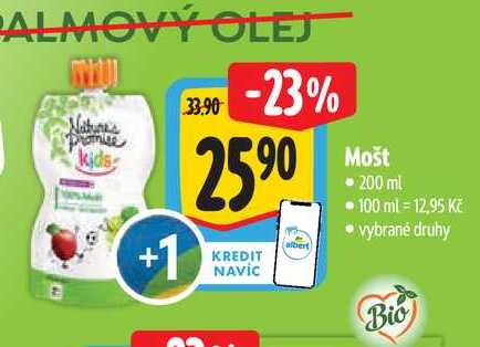 Mošt 200 ml