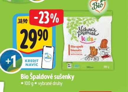 Bio Špaldové sušenky 100 g 