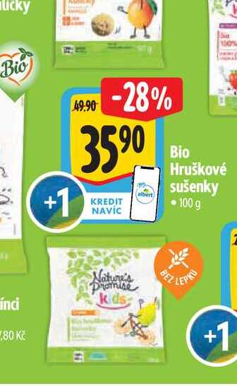  Bio Hruškové sušenky 100 g 