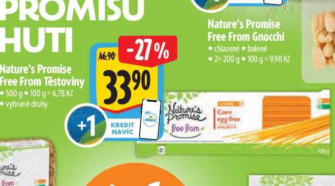  Nature's Promise Free From Těstoviny 500 g  