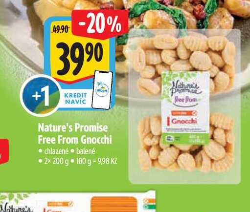   Nature's Promise Free From Gnocchi  2x200 g