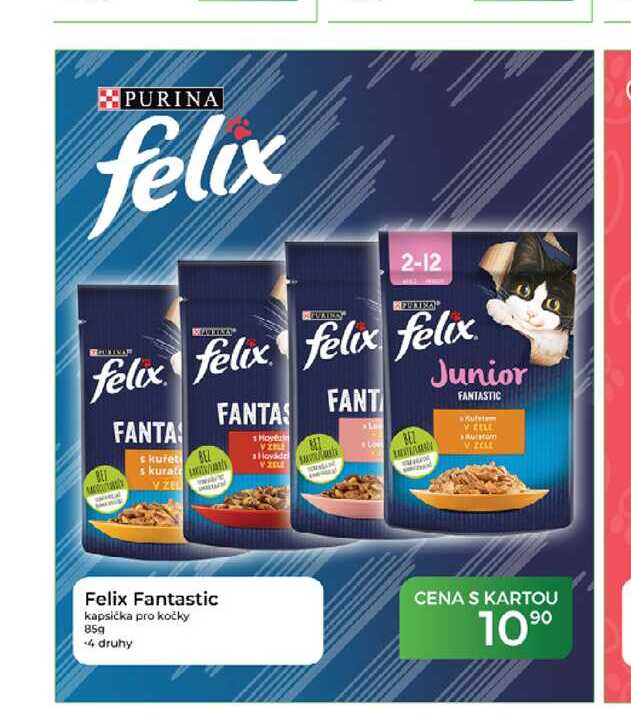 Felix Fantastic kapsička pro kočky 85 g