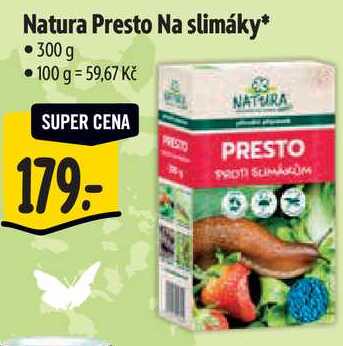 Natura Presto Na slimáky, 300 g