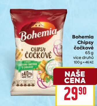Bohemia Chipsy čočkové 65g 