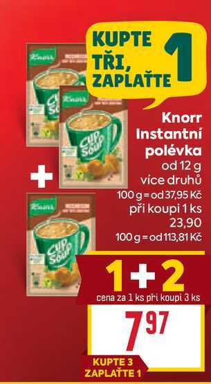 Knorr Instantní polévka od 12 g