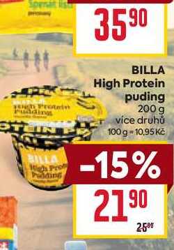 BILLA High Protein puding 200 g