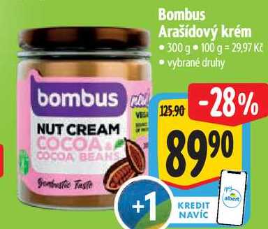 Bombus Arašídový krém, 300 g